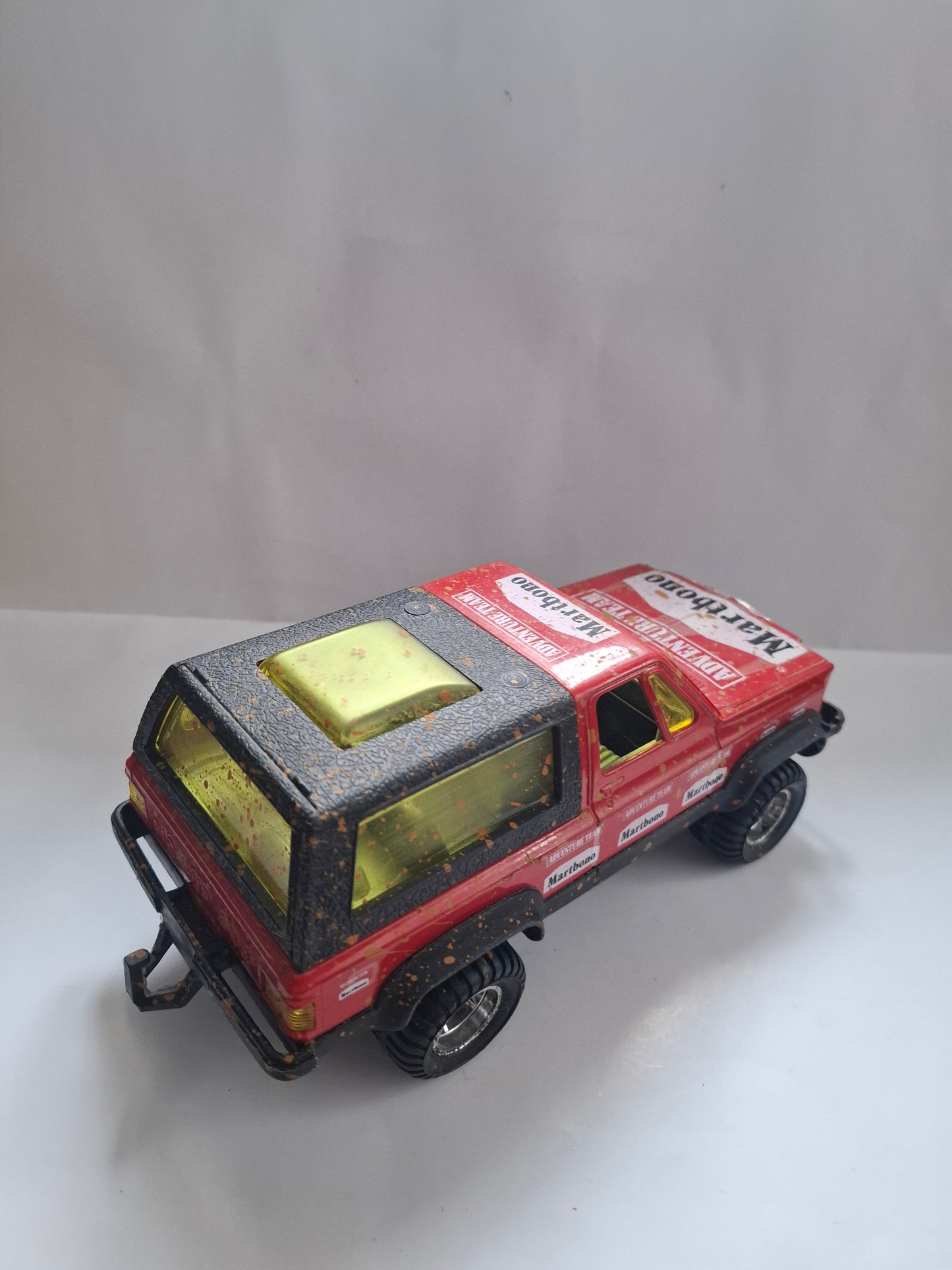 Vintage Jadi Toys Giodi Chevrolet Blazer Off-Road Rally – Diecast 1:25, Marlboro Decals, Mud Effect
