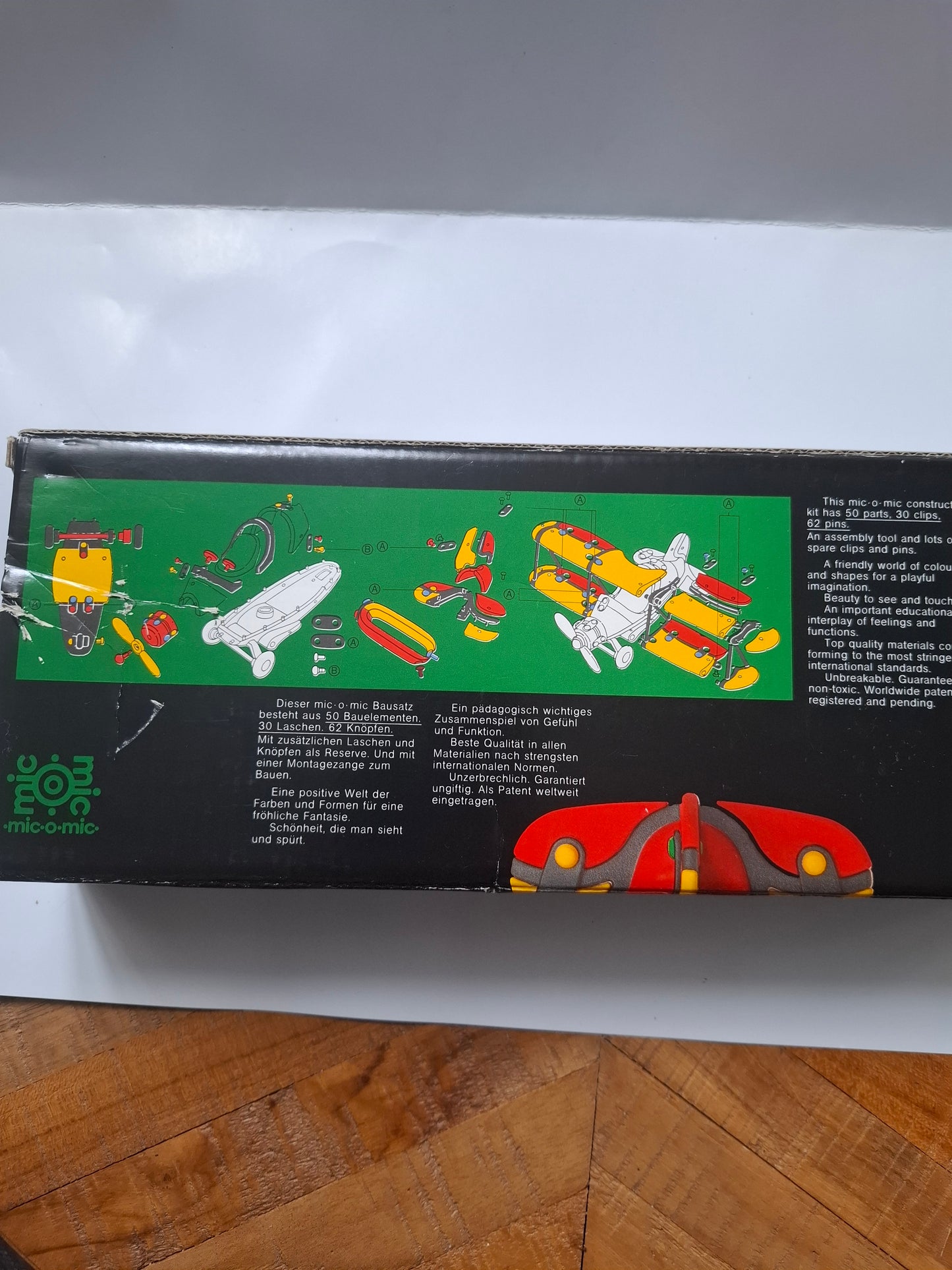 MIC.O.MIC Airplane Construction Toy Kit Art Nr. 7.22