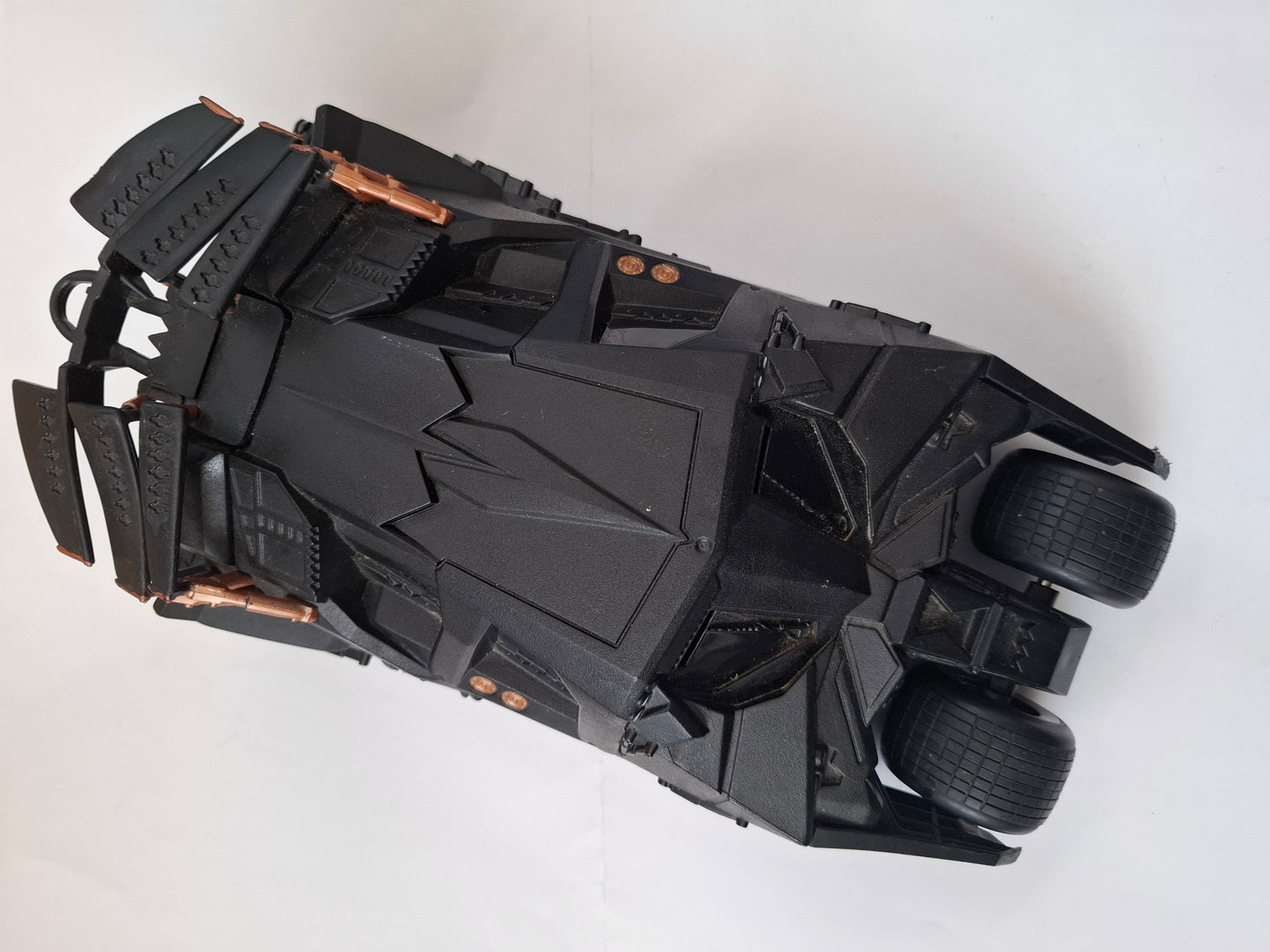 Rare Mattel Tyco 1:6 Batman Begins Batmobile Tumbler 2007 RC Car (For Parts or Repair)