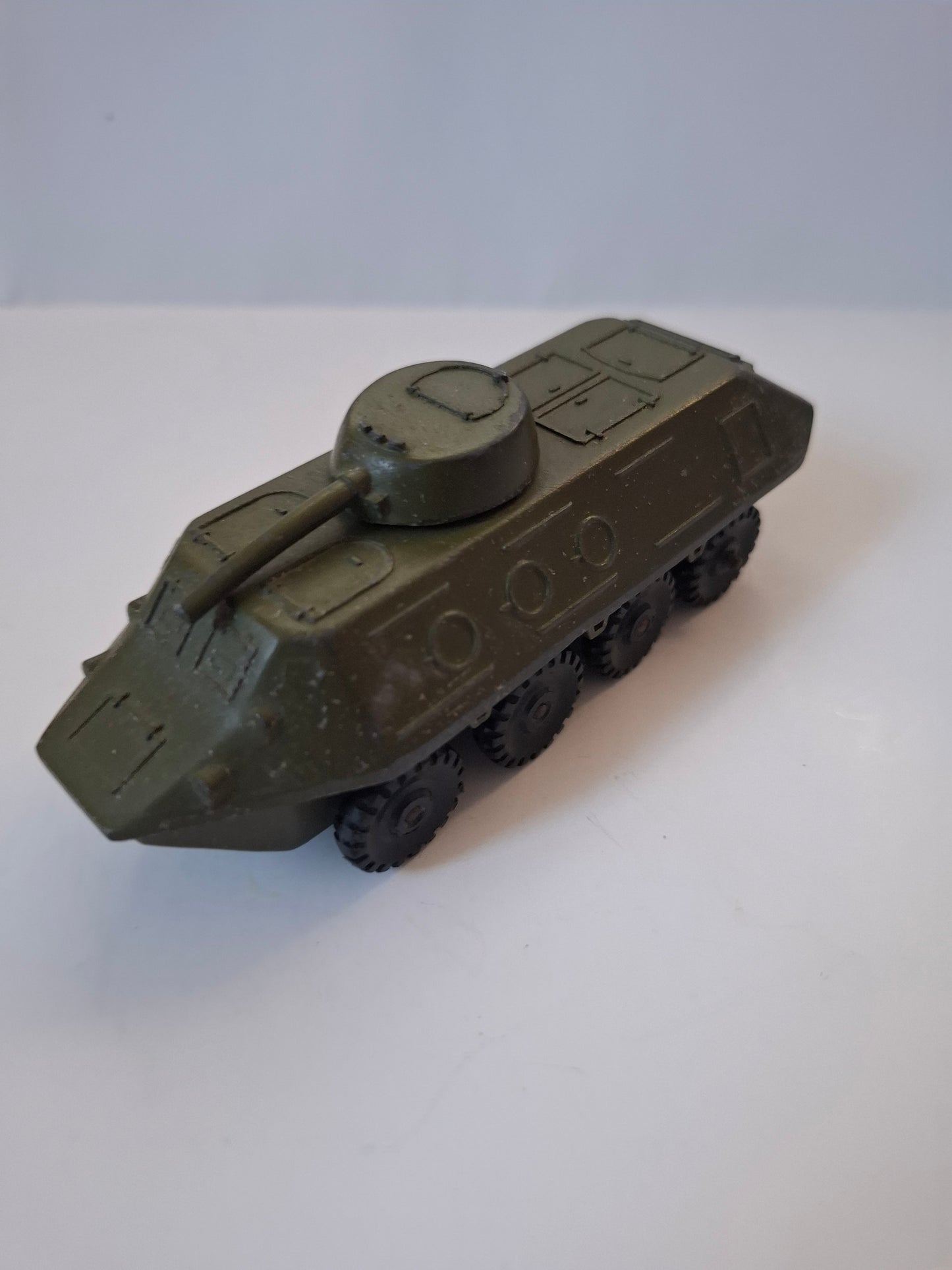 Vintage Diecast USSR Army Military Cast Metal Toy 1:72 armored personnel carrier