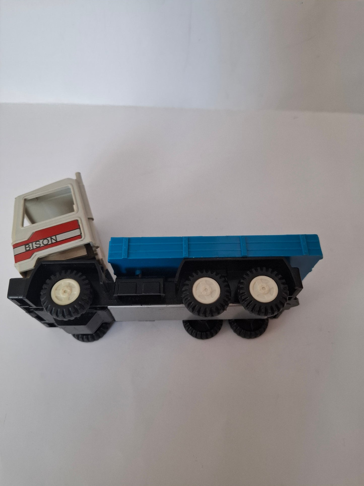 Vintage Bison Turbo Toy Plastic Friction Flatbed Truck – VEB (Made in GDR)