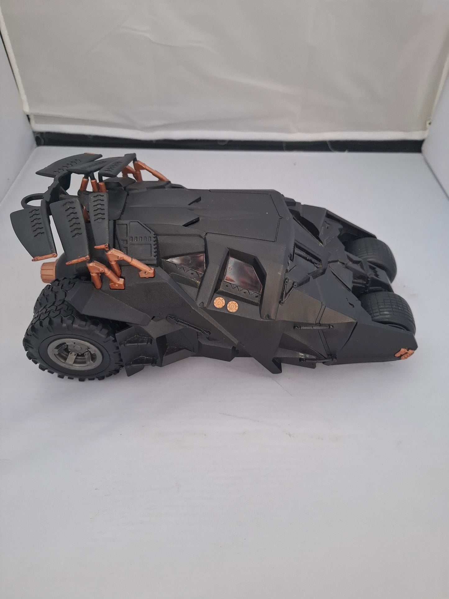 Rare Mattel Tyco 1:6 Batman Begins Batmobile Tumbler 2007 RC Car (For Parts or Repair)