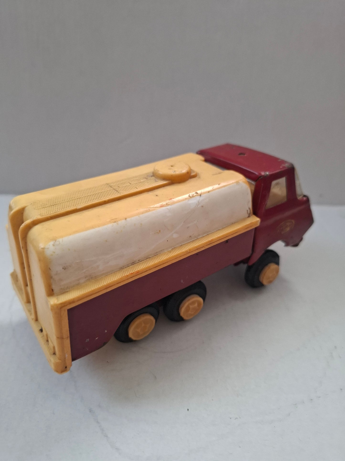 Collectable Tiny Tonka tanker truck: made in Bulgaria - from the 80s