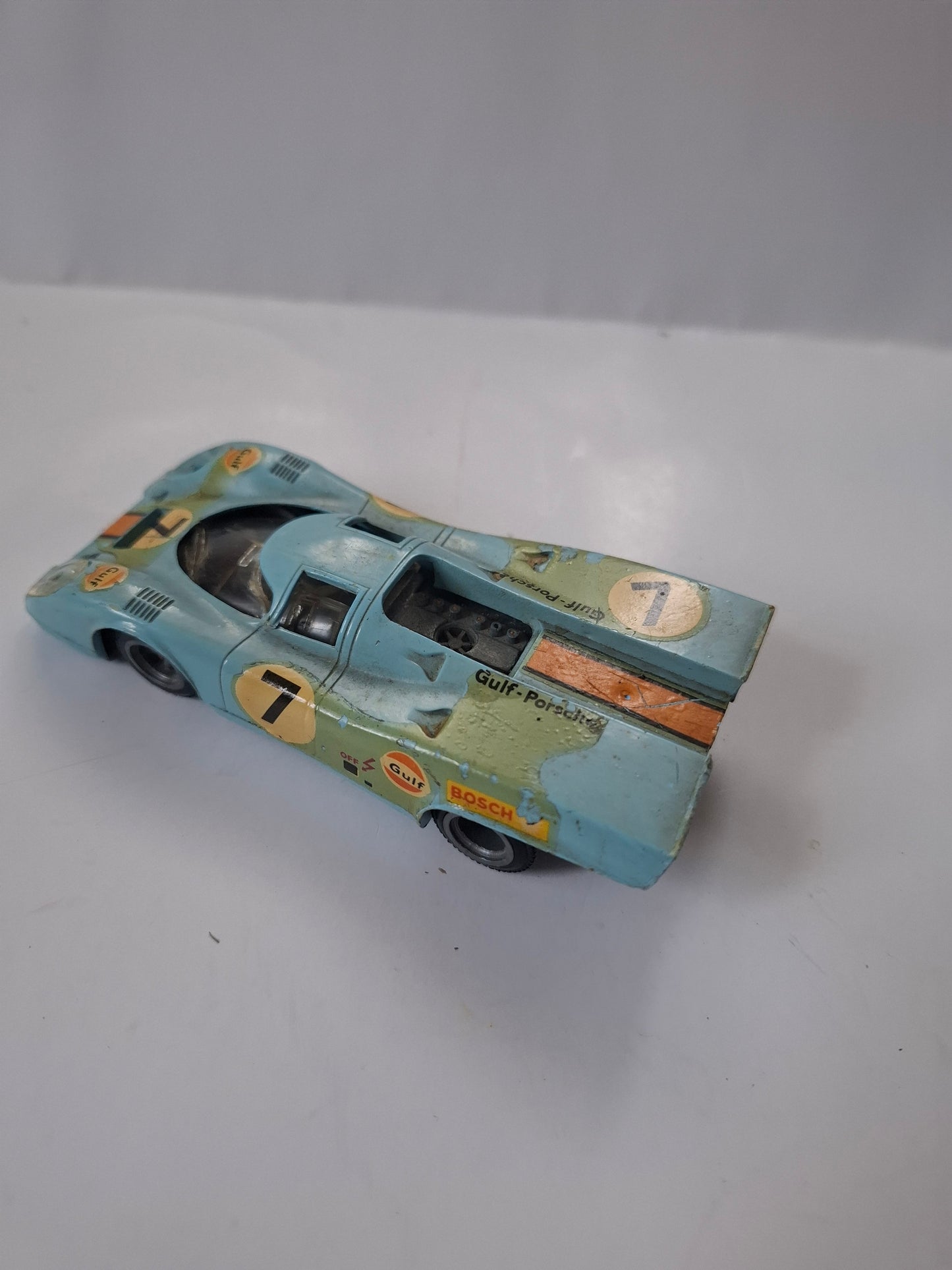 Vintage Super Champion 1:43 Porsche 917 Diecast Model Car No. 7 (Restoration Project)