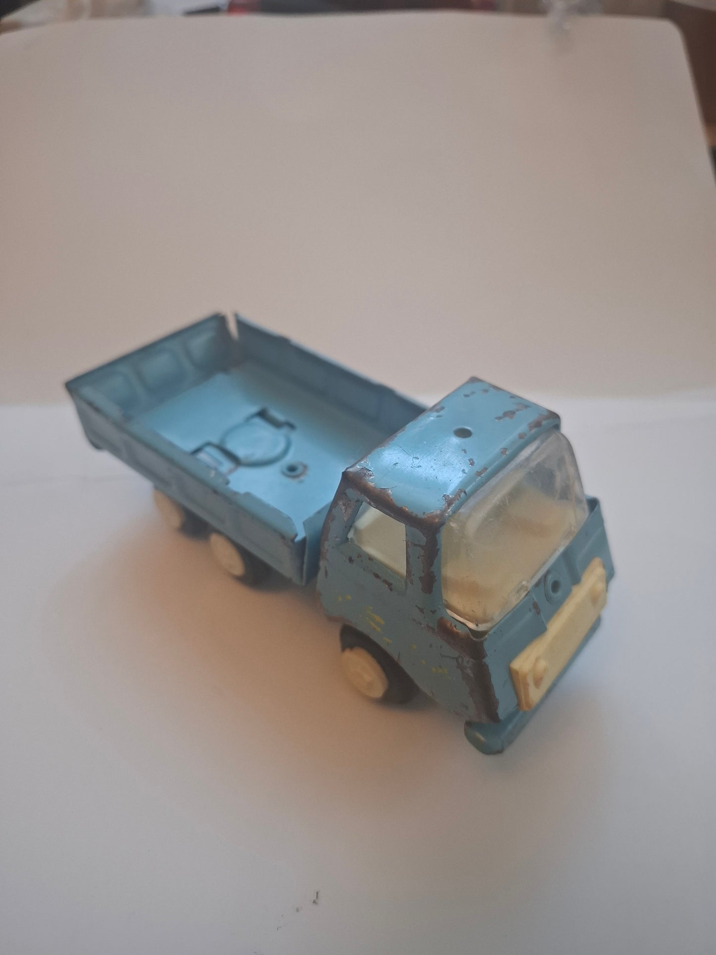 Collectible VintageTin Toy: Bulgarian Blue delivery Truck from the 60s-70s - Tonka Truck Vibes (Copy)
