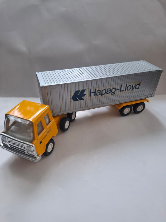 Vintage HAPAG-LLOYD KY Steel Roder Die Cast Container Truck #3352