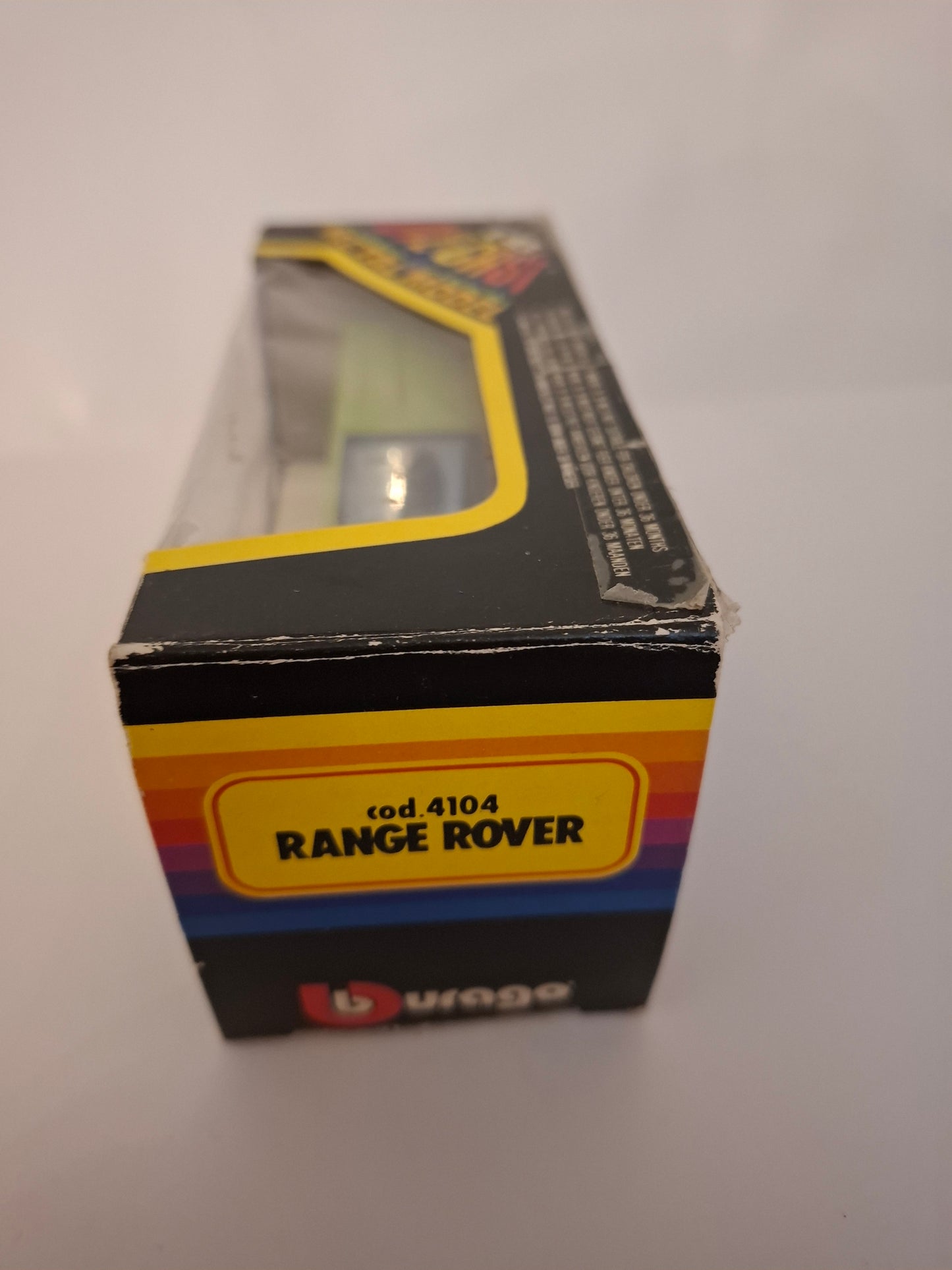 Vinrage 1983 Burago 1/43 Range Rover Diecast Toy Vehicle Green - Cod. 4101 - Rare - Boxed