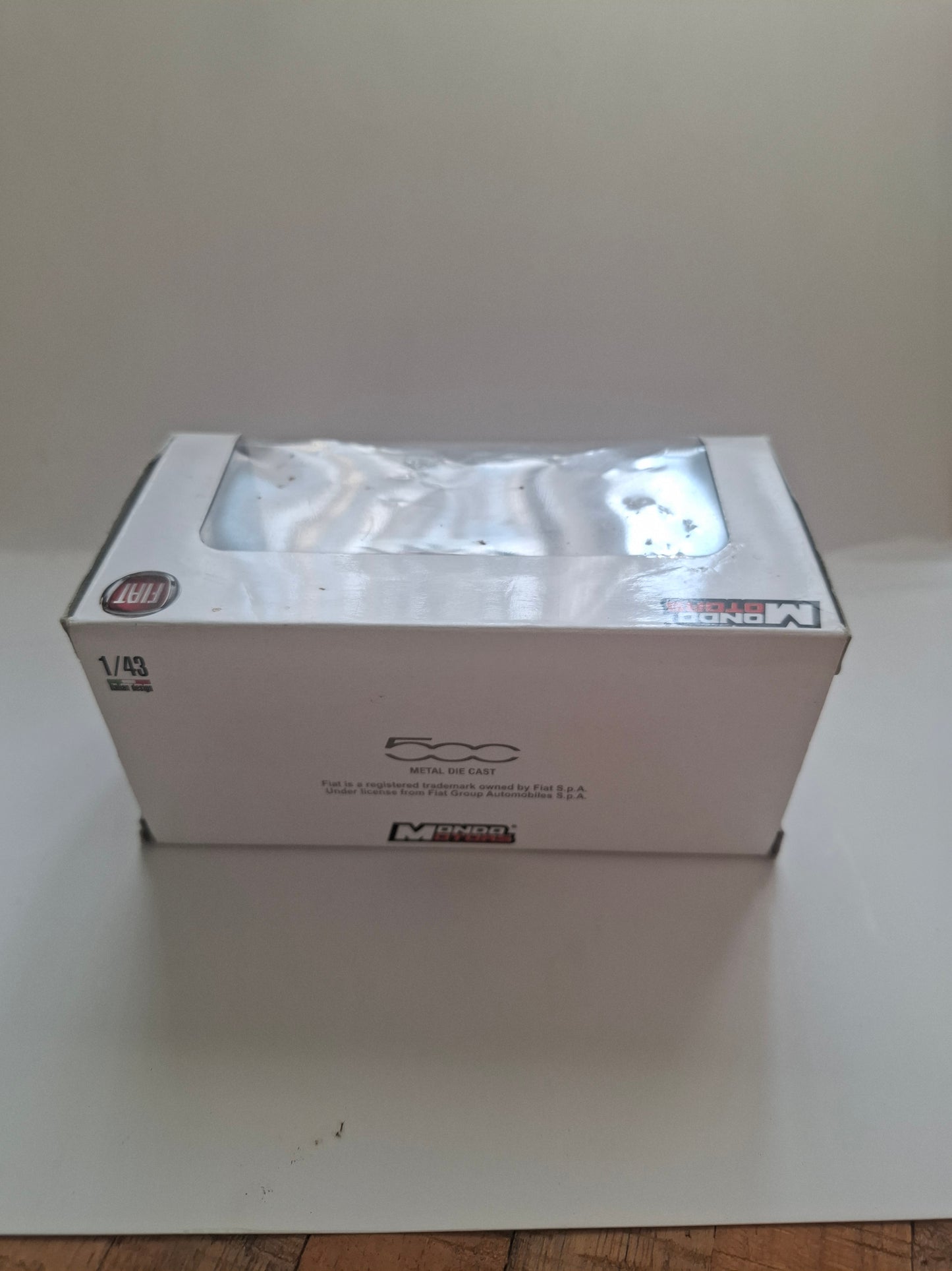 1:43 MONDO MOTORS FIAT 500 silver metalic MIB