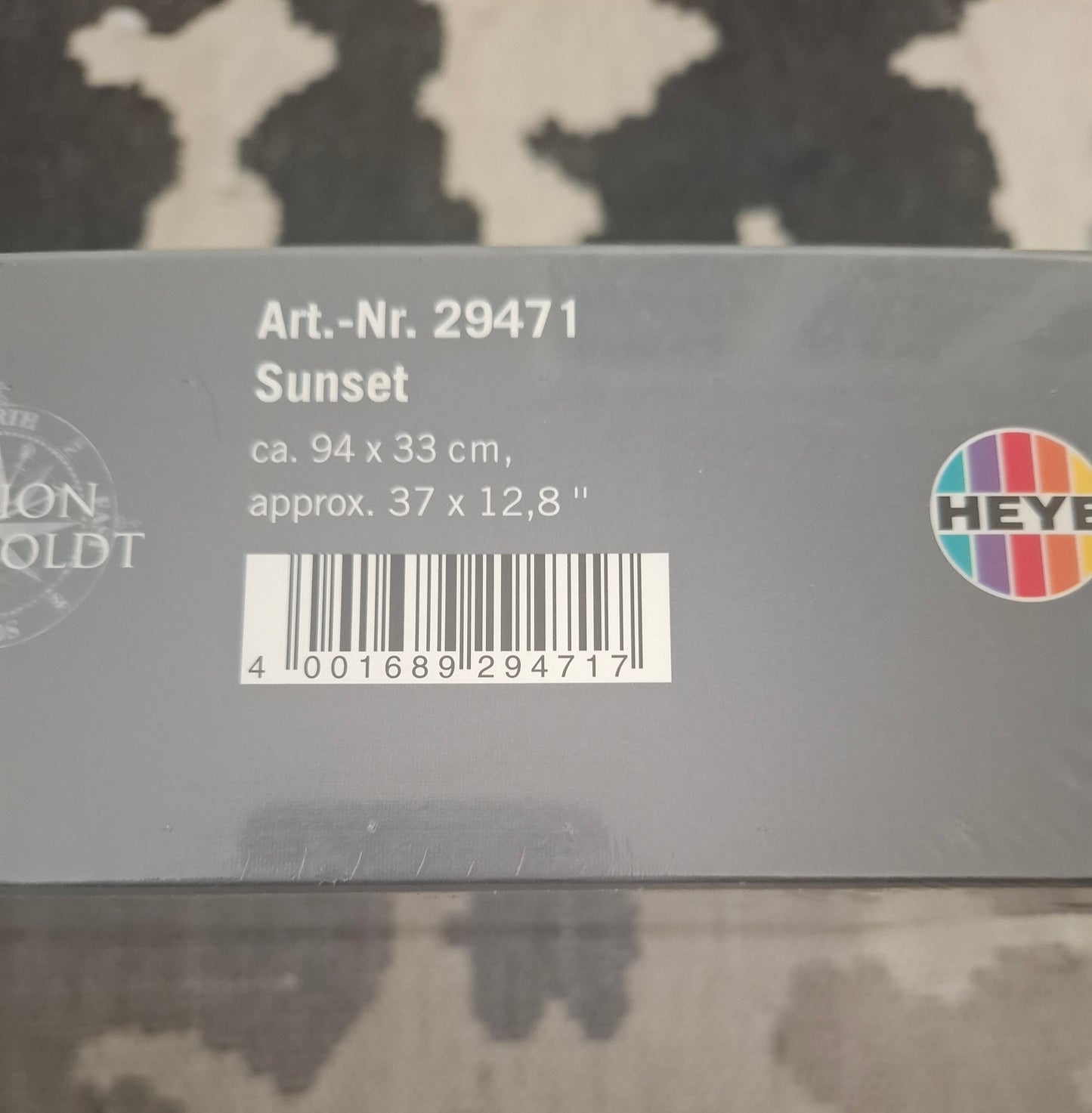 Heye Panorama Puzzle 1000 pcs – “Sunset” by Marsel van Oosten – Alexander von Humboldt Collection (2012) – Sealed