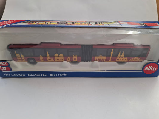 Siku Super Series 1/87 Metal/Plastic City Scene Articulated Bus Item #1893
