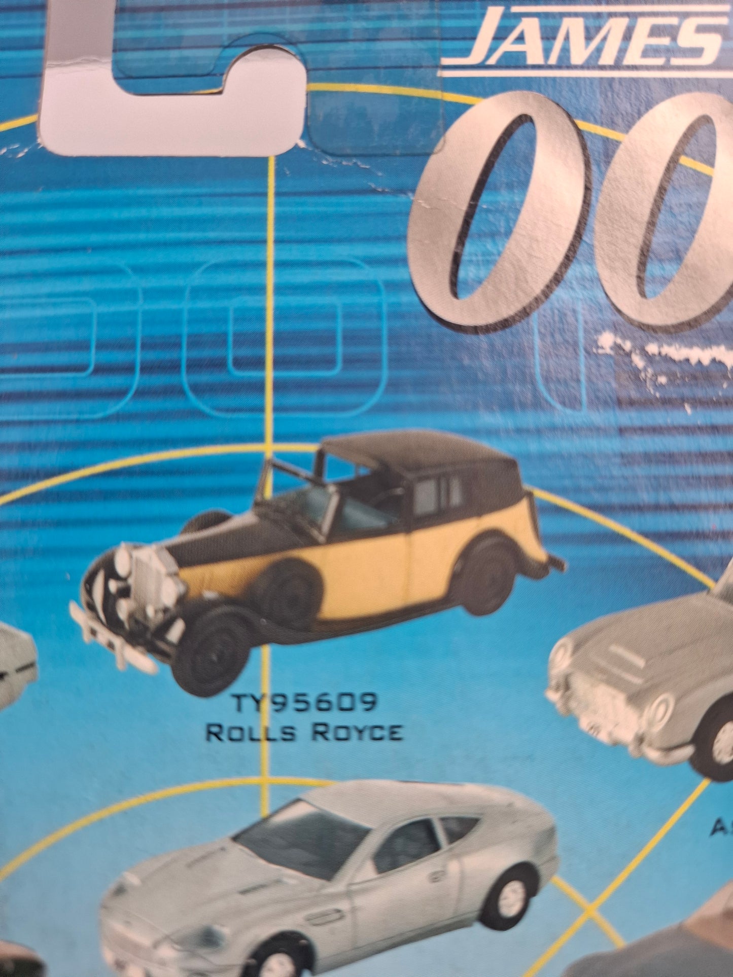 Corgi Diecast car - James Bond 007 Rolls Royce (Goldfinger) - Black/Yellow TY95609