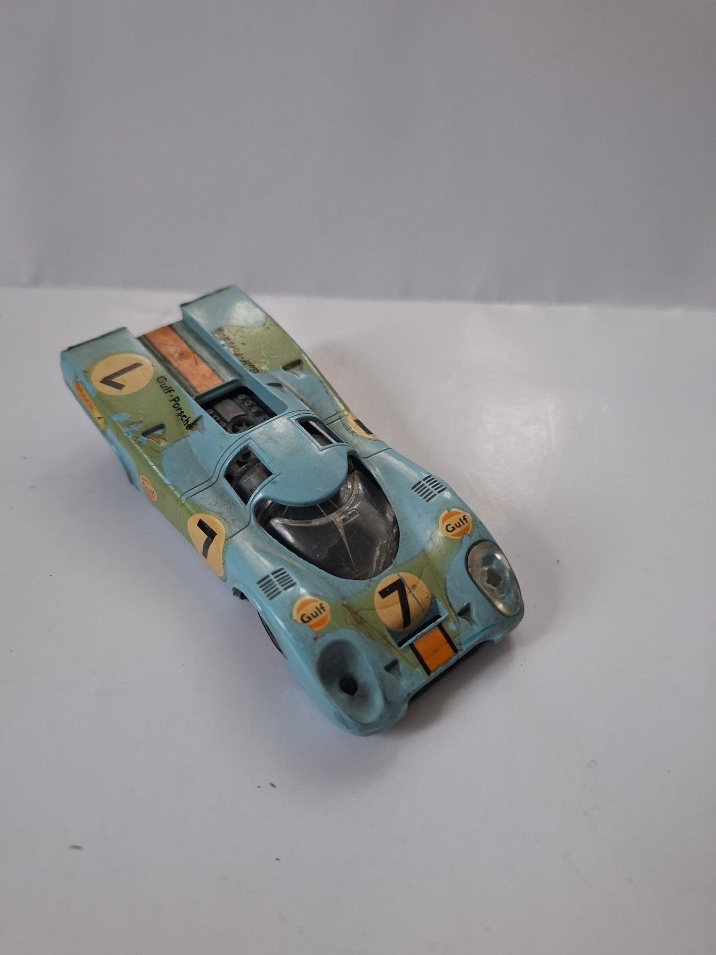 Vintage Super Champion 1:43 Porsche 917 Diecast Model Car No. 7 (Restoration Project)