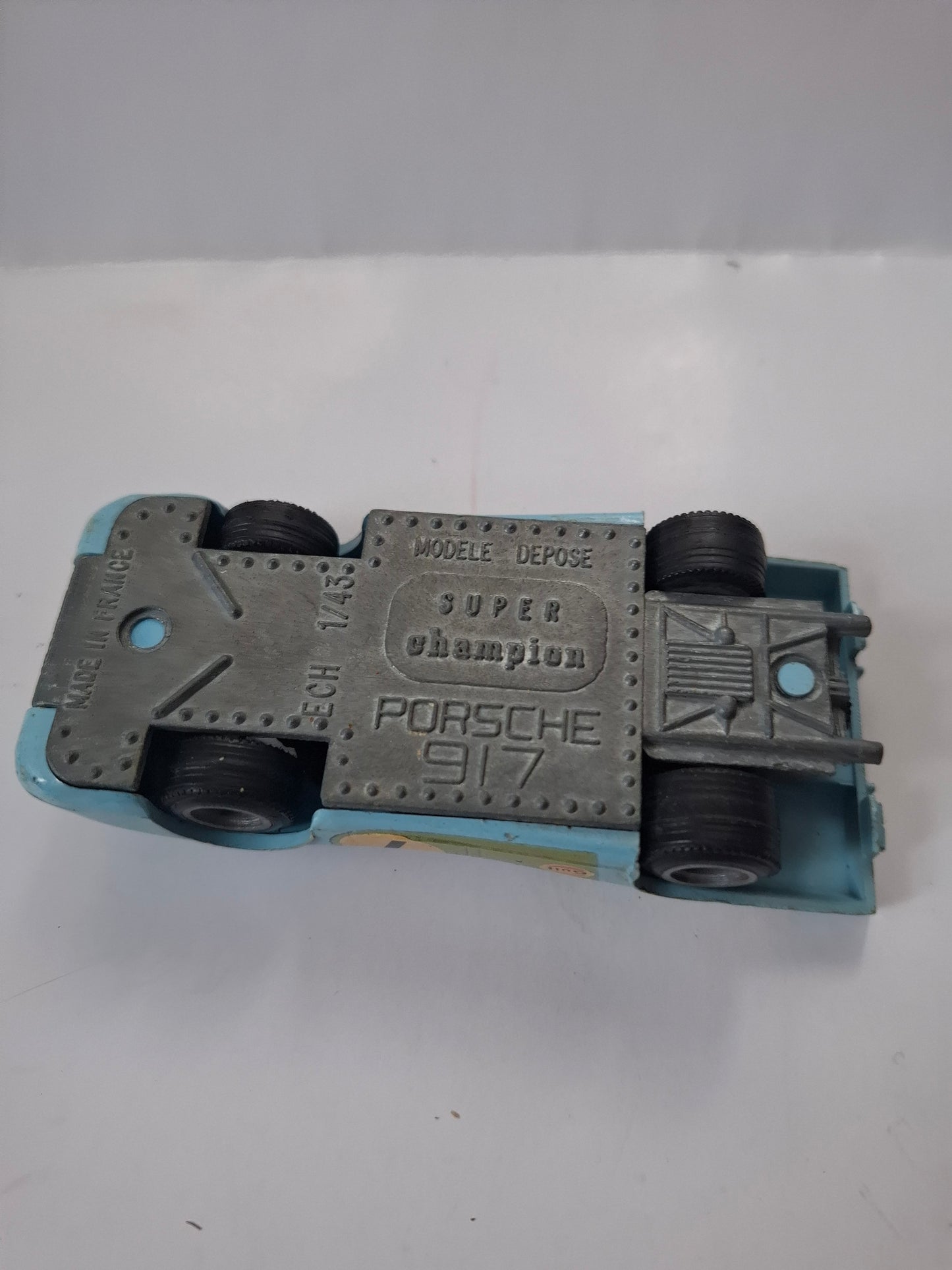 Vintage Super Champion 1:43 Porsche 917 Diecast Model Car No. 7 (Restoration Project)