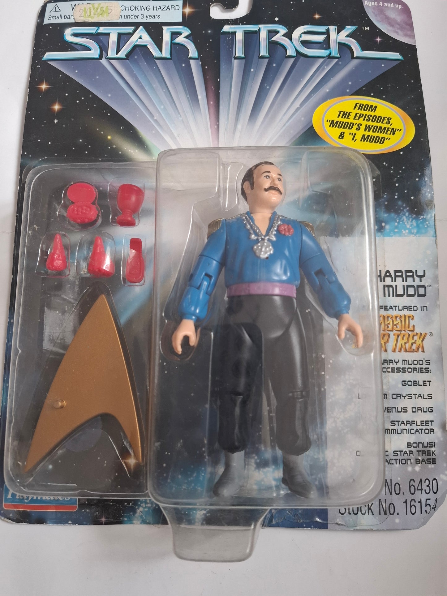 Star Trek Playmates Mixed Wave 7 TOS Harry Mudd 1997