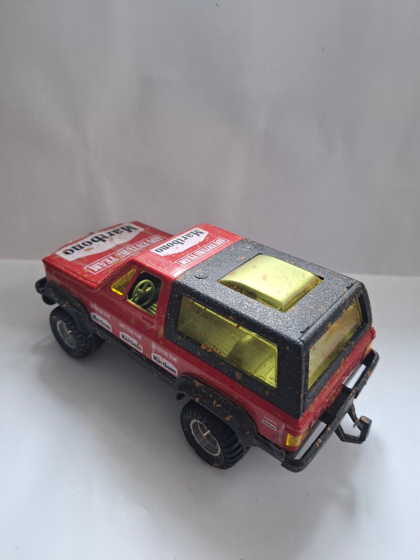 Vintage Jadi Toys Giodi Chevrolet Blazer Off-Road Rally – Diecast 1:25, Marlboro Decals, Mud Effect
