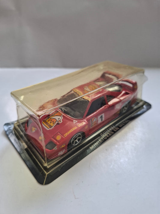 Vintage Guisval Ferrari F40 – 1:43 Red Diecast Model (Sealed, Damaged Box)