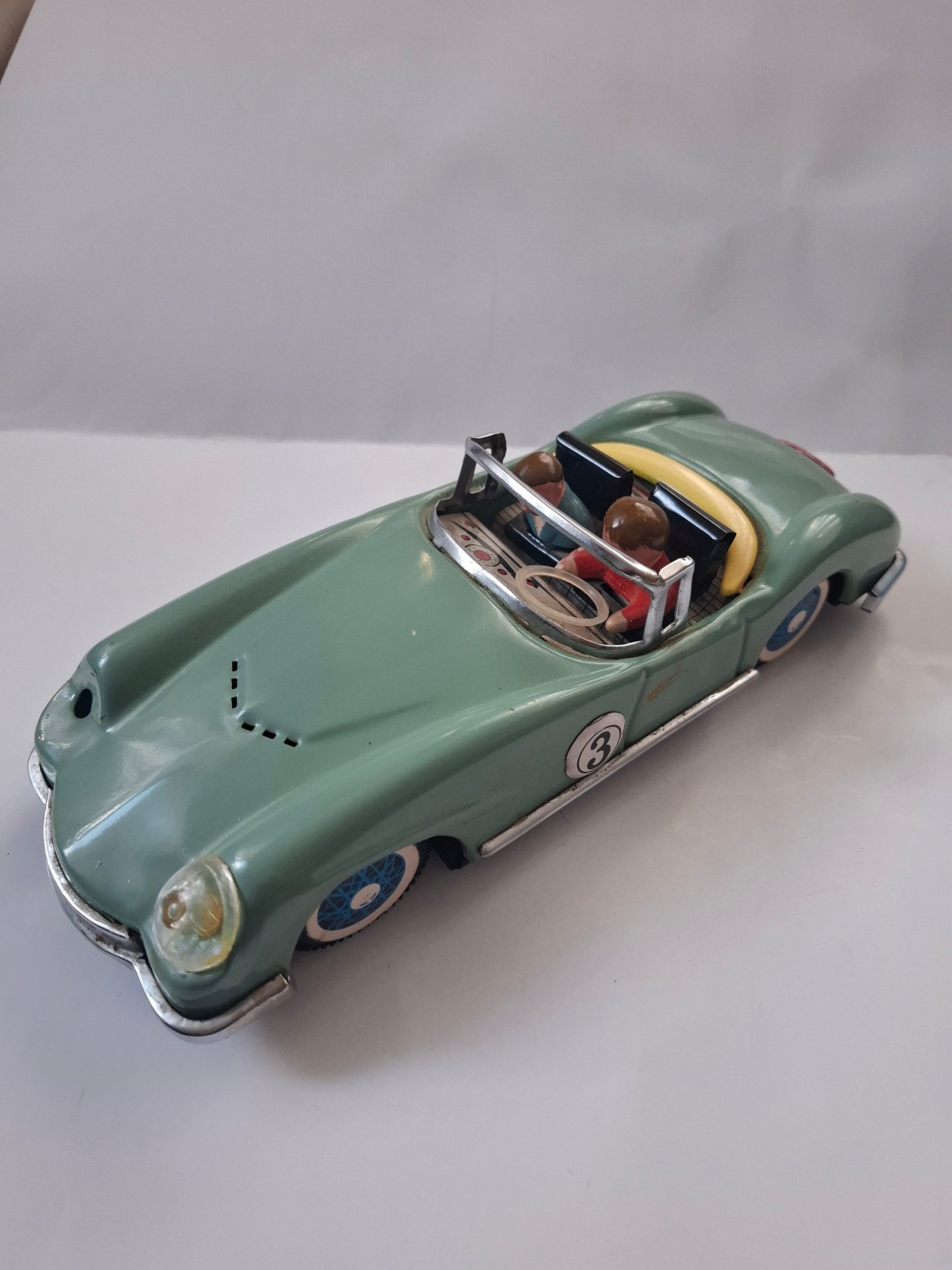 Vintage Racing Car Friction Tin Toy Voiture De Course MF 763 - 1:18 scale- Made In China