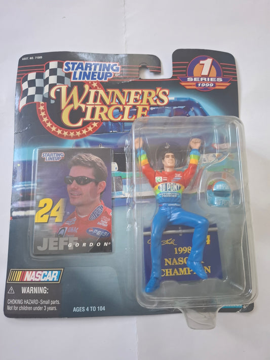 1999 Jeff Gordon Dupont Rainbow NASCAR Figure – Winner’s Circle Series 1, Unopened