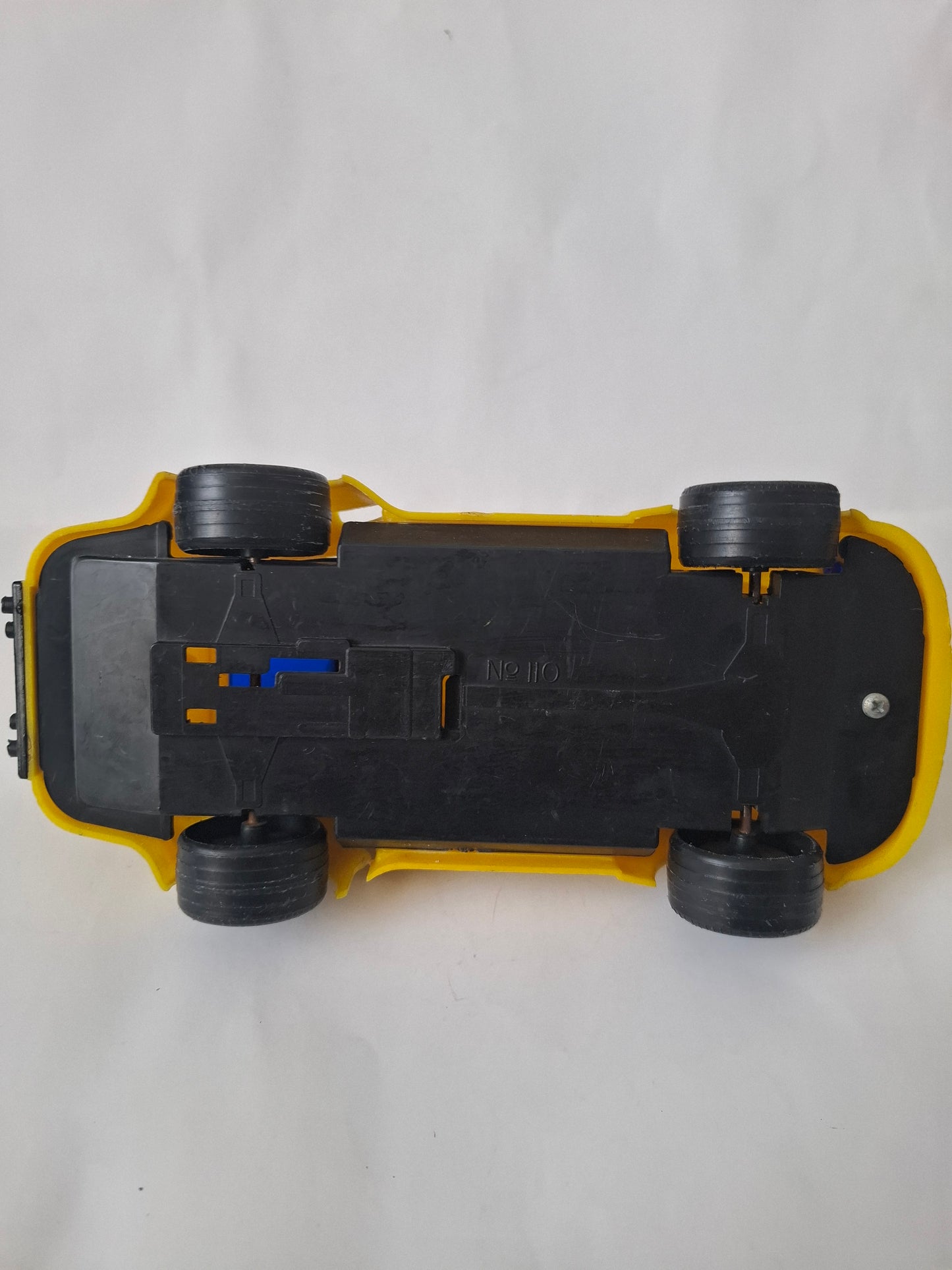 Vintage Porsche Turbo 110 Wind-Up Toy Car – Yellow (1970s) - Made in Greece
