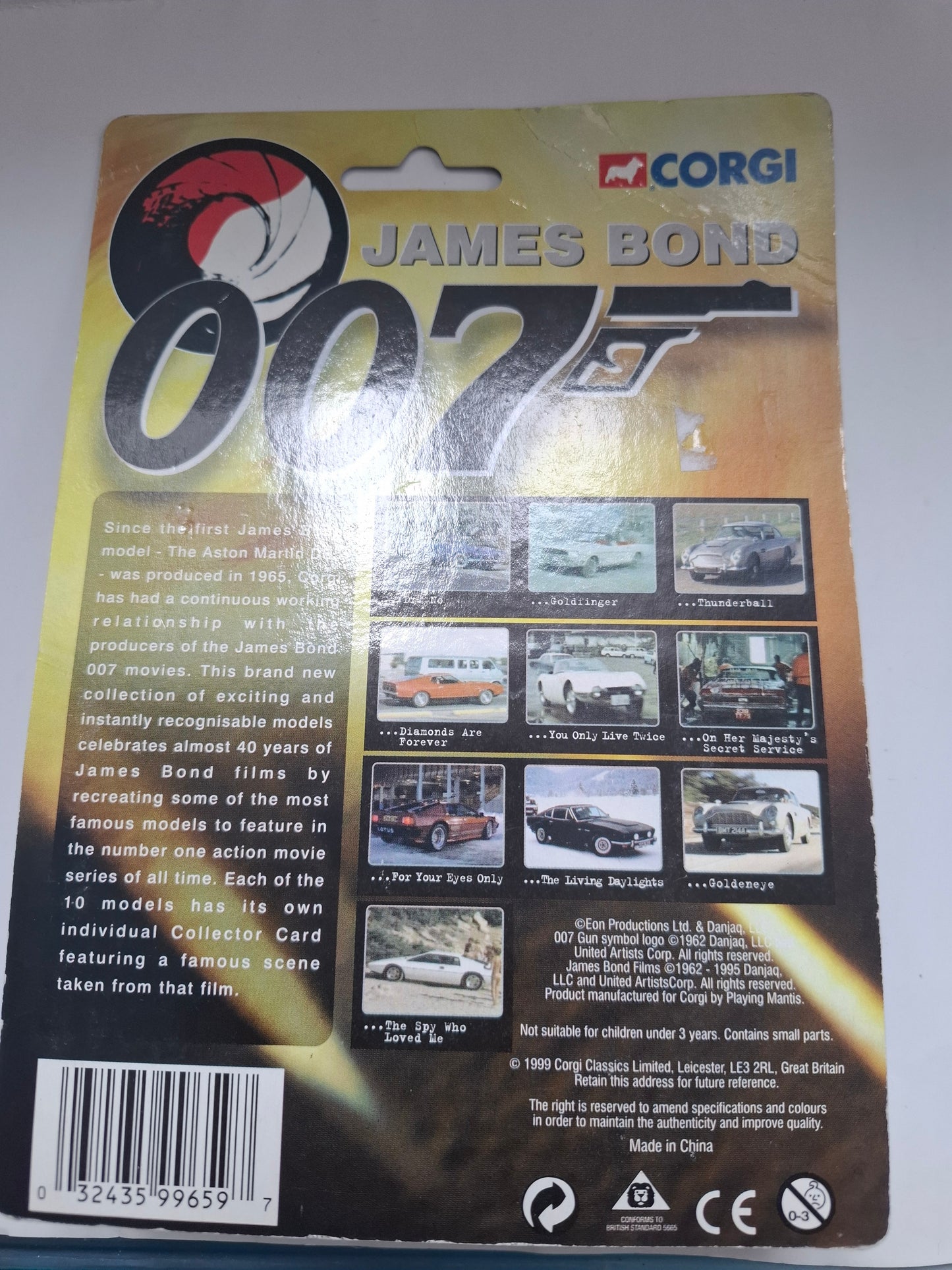 (PICS) Corgi 99659 Aston Martin DB5 James Bond 007 Goldeneye 1:64 scale