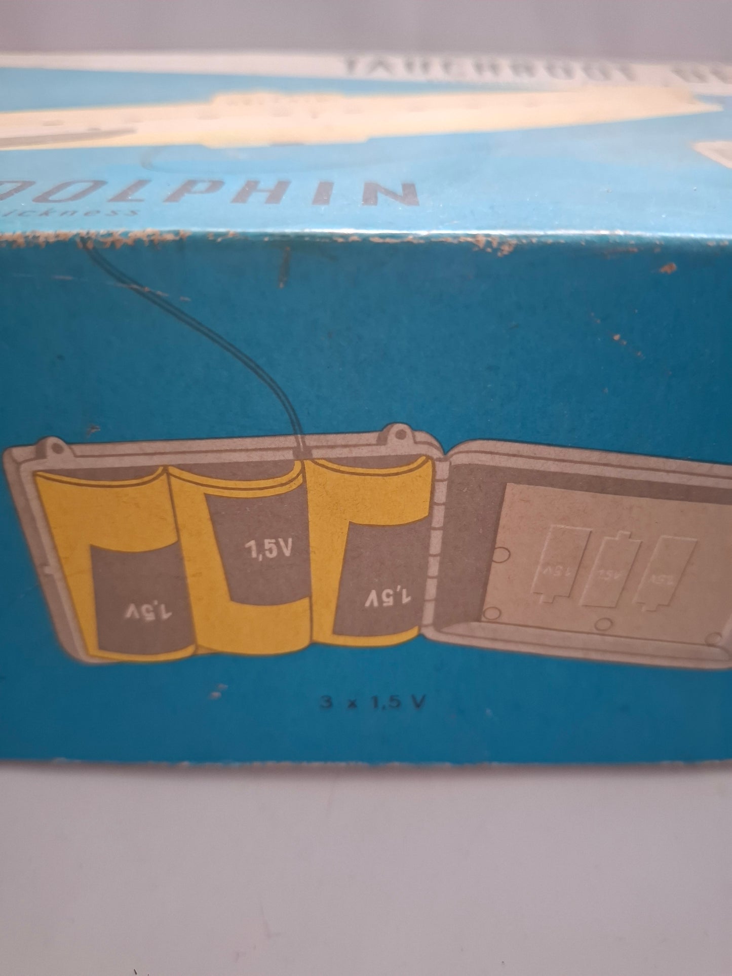 Vintage Toy Submarine Dolphin Anker DDR Germany Battery operated Remote Control