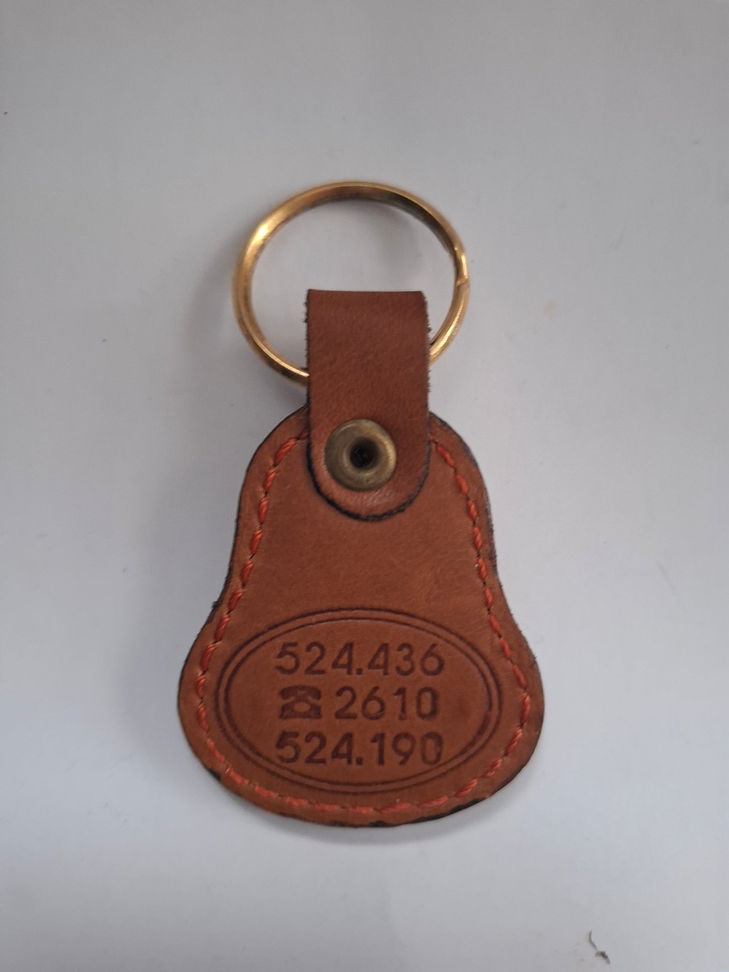 Vintage Ford Leather Keychain – Lazanas Sport, Greece (1970s-1980s)