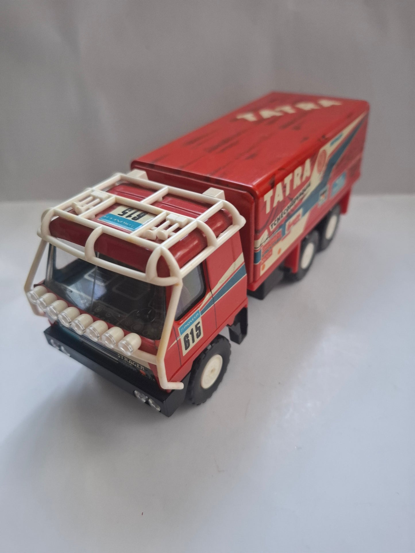 Vintage KDN Tatra T815 6x6 Paris-Dakar 1988 Rally Truck – 1:43 Scale | Pressed Steel MAM Strager Trappes No. 615