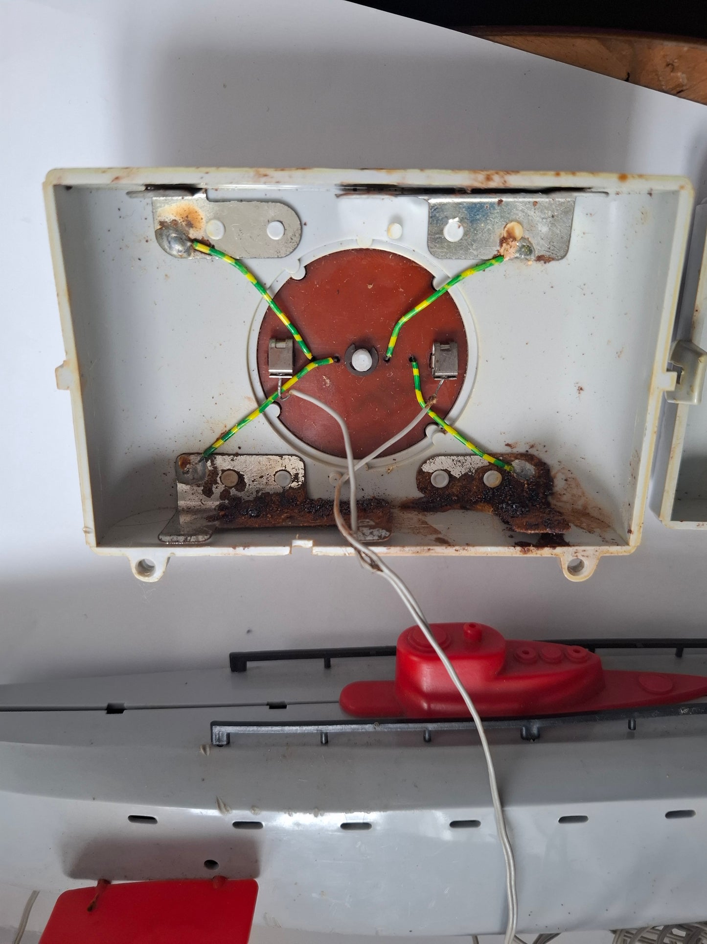 Vintage Toy Submarine Dolphin Anker DDR Germany Battery operated Remote Control