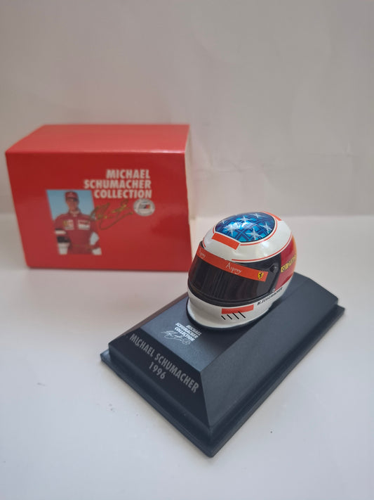 Paul's Model Art (Minichamps) Michael Schumacher 1996 F1 Helmet 1:8 scale -boxed