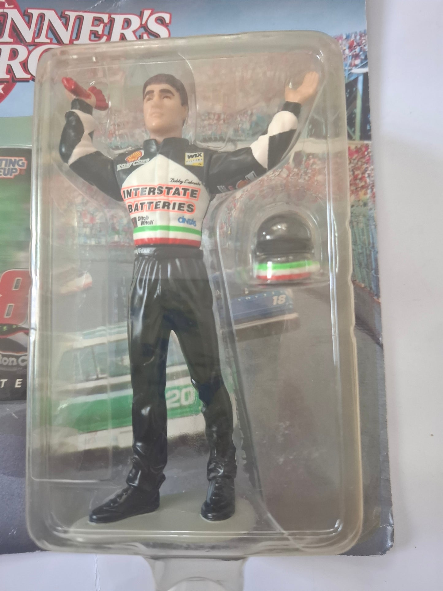 Bobby Labonte NASCAR Collectible Figure #18 – Kenner/Hasbro Winner’s Circle, Vintage Toy
