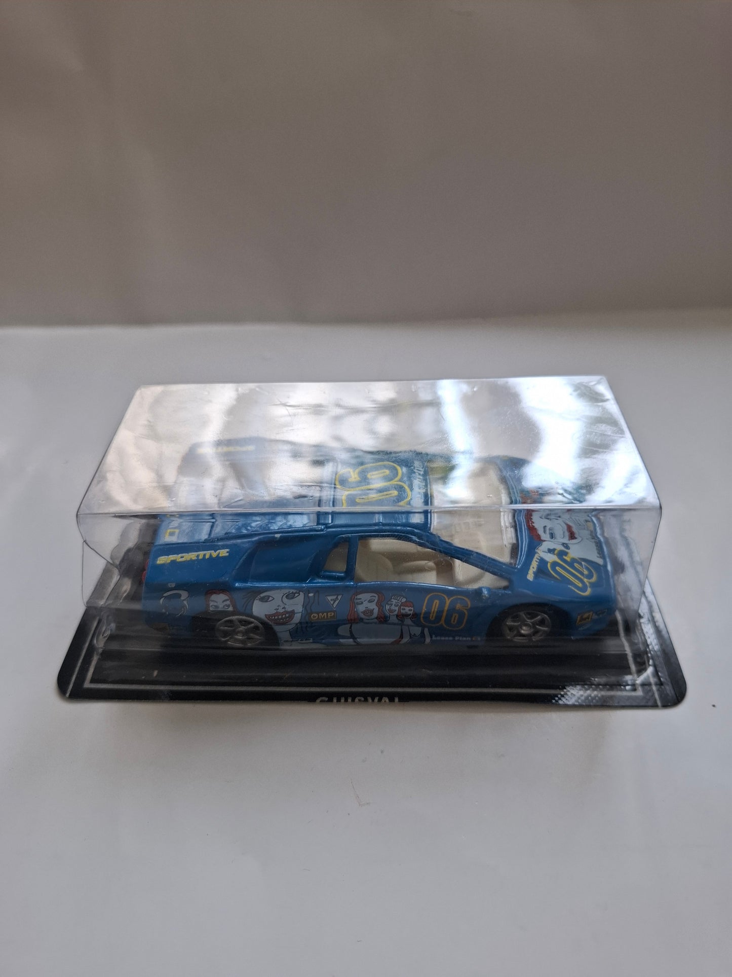 Vintage Guisval Lamborghini Diablo – 1:43 Blue Diecast Model (Sealed Blister)