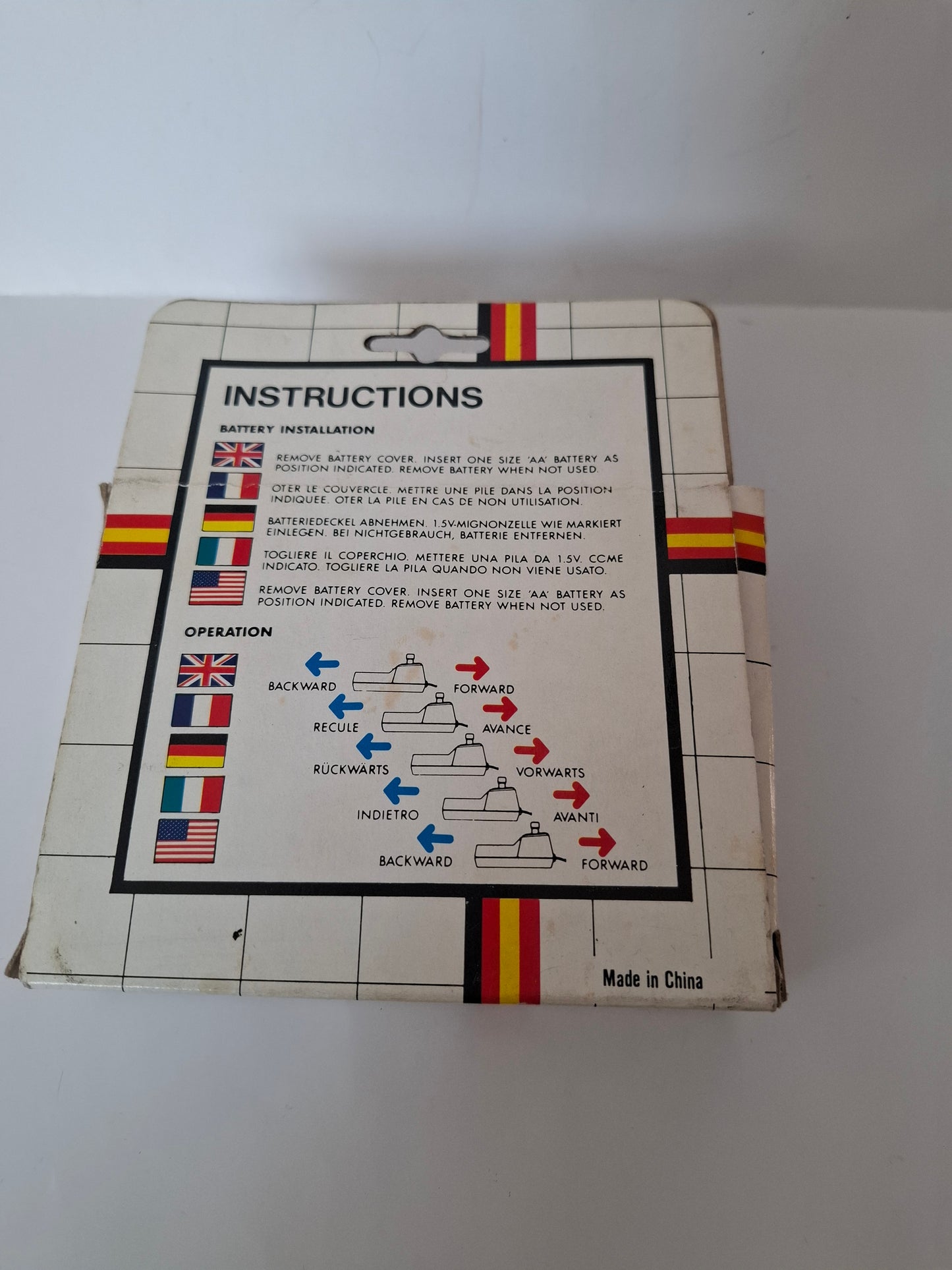 Vintage Porsche 935 Vaillant-Kremer RC Race Car 1:40 Scale – Needs Repair, Original Box