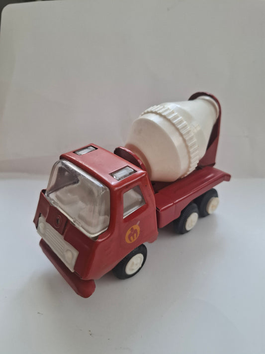 Collectible Vintage Tin Toy: Bulgarian Cement Truck from the 60s-70s - Tonka Truck Vibes