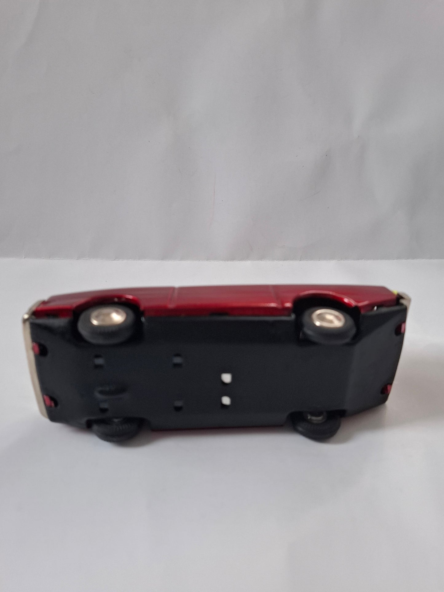 Vintage Red Sedan Tin Toy Rare China Car Friction Motor Tin Toy MF 234