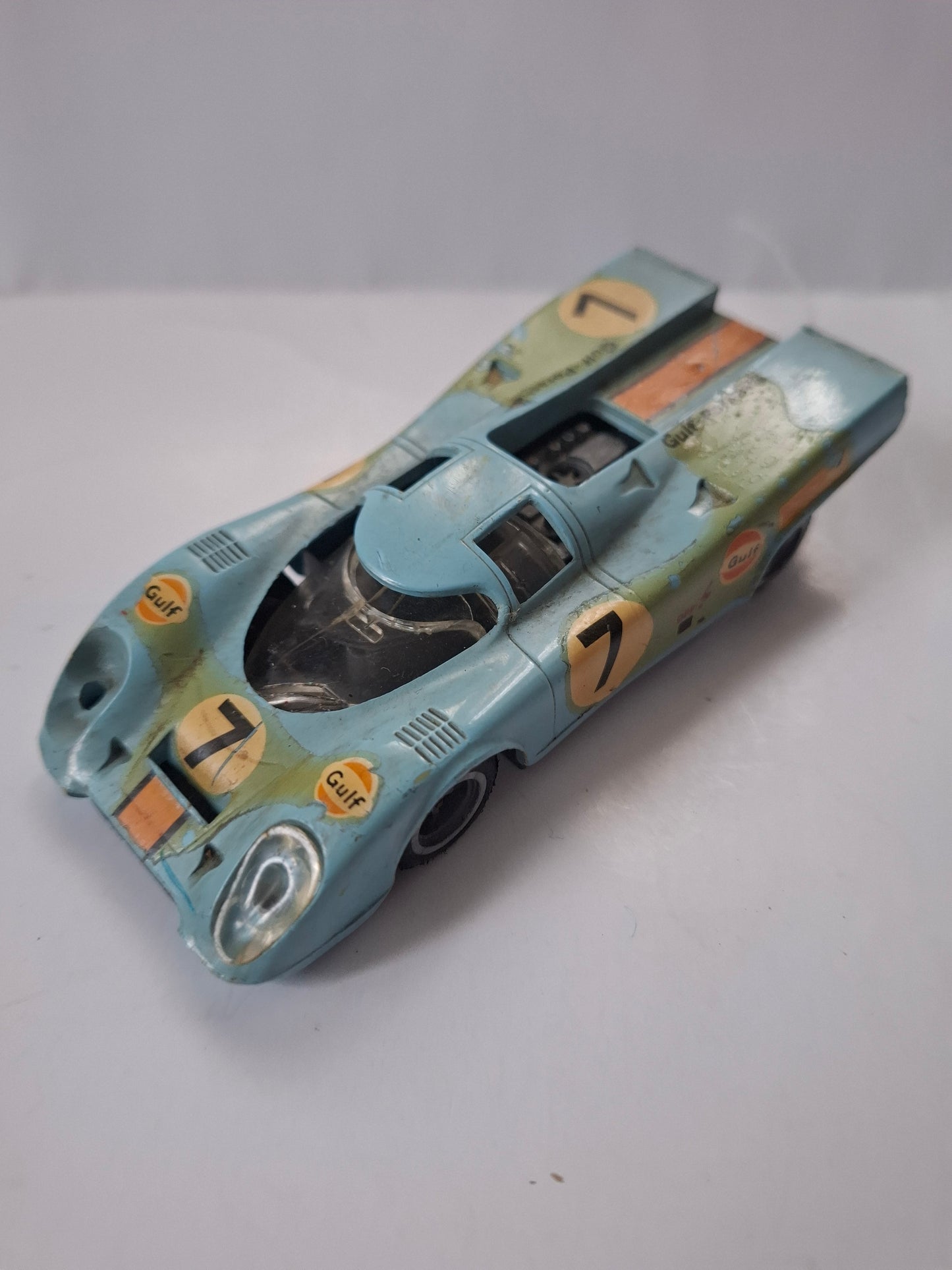Vintage Super Champion 1:43 Porsche 917 Diecast Model Car No. 7 (Restoration Project)