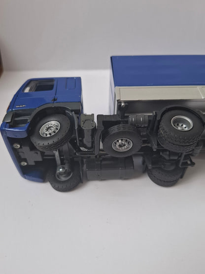 Tekno 1:50 Scale DAF 85/360 ATI Blue Truck Model - Vintage Dutch Collectible