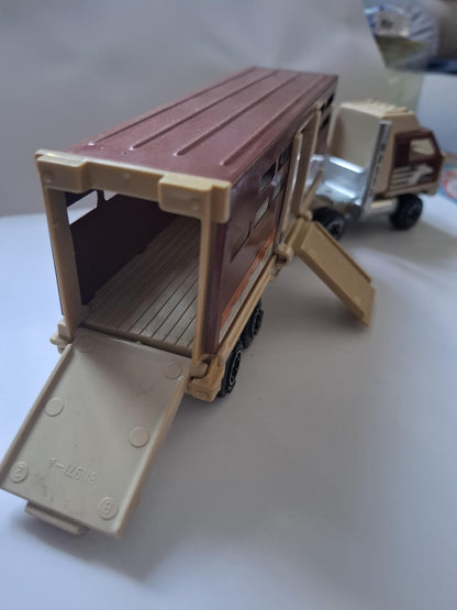 Vintage 1980 Tonka Cattle/Horse Truck + Semi Truck - made in Mexico