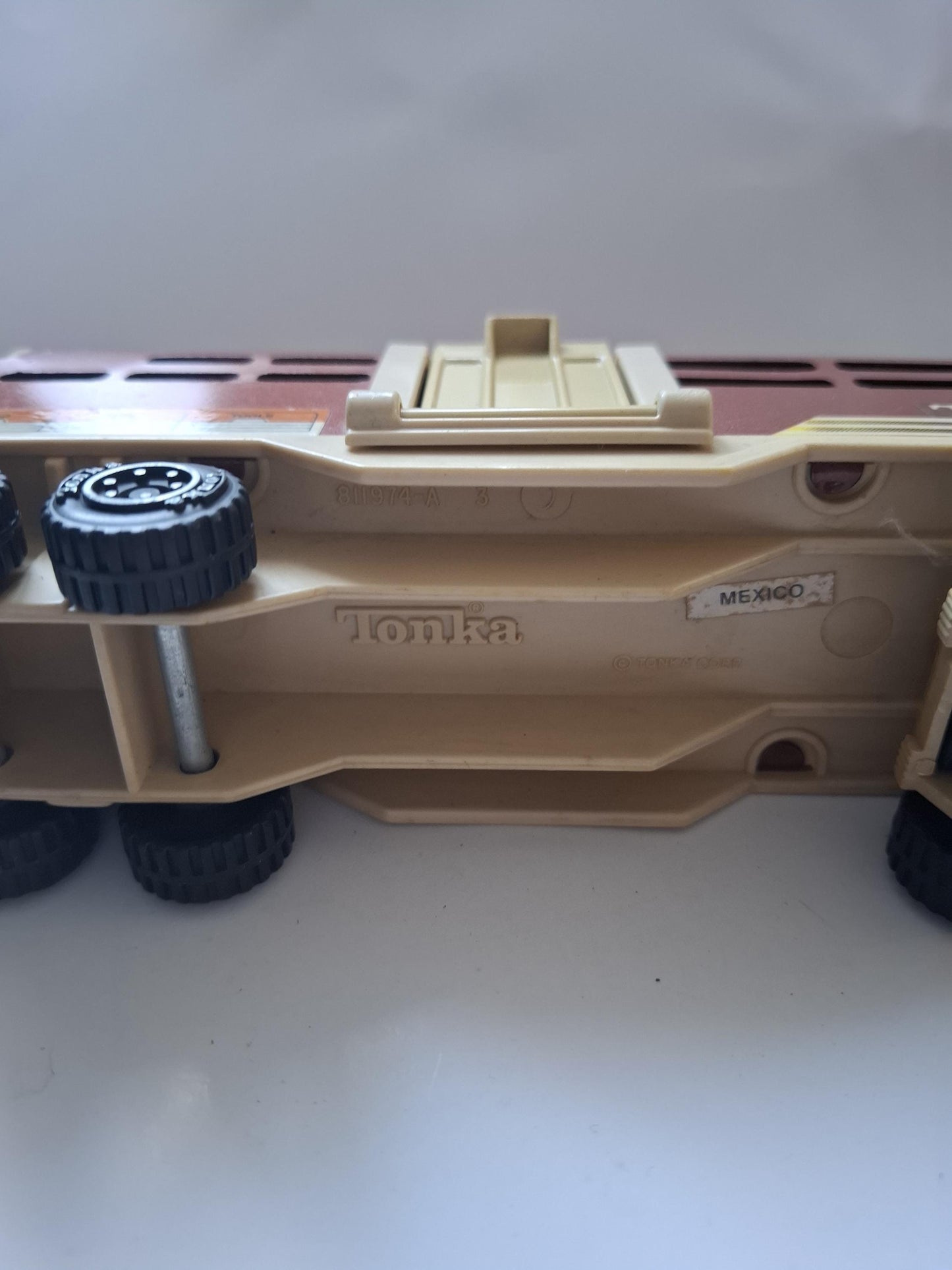 Vintage 1980 Tonka Cattle/Horse Truck + Semi Truck - made in Mexico