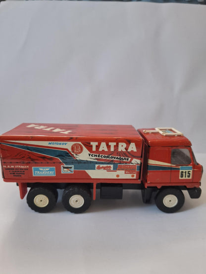 KDN Tatra T815 truck 6X6 Paris Dakar 1988 Pressed Steel MAM Strager Trappes N 615 - made in Czechoslovakia -  1:43 scale
