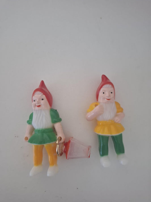 Snow White Cake Topper Set, Cake Decorations with Dwarfs, Garden Tools, Vintage-Style Fairy Tale Decor
