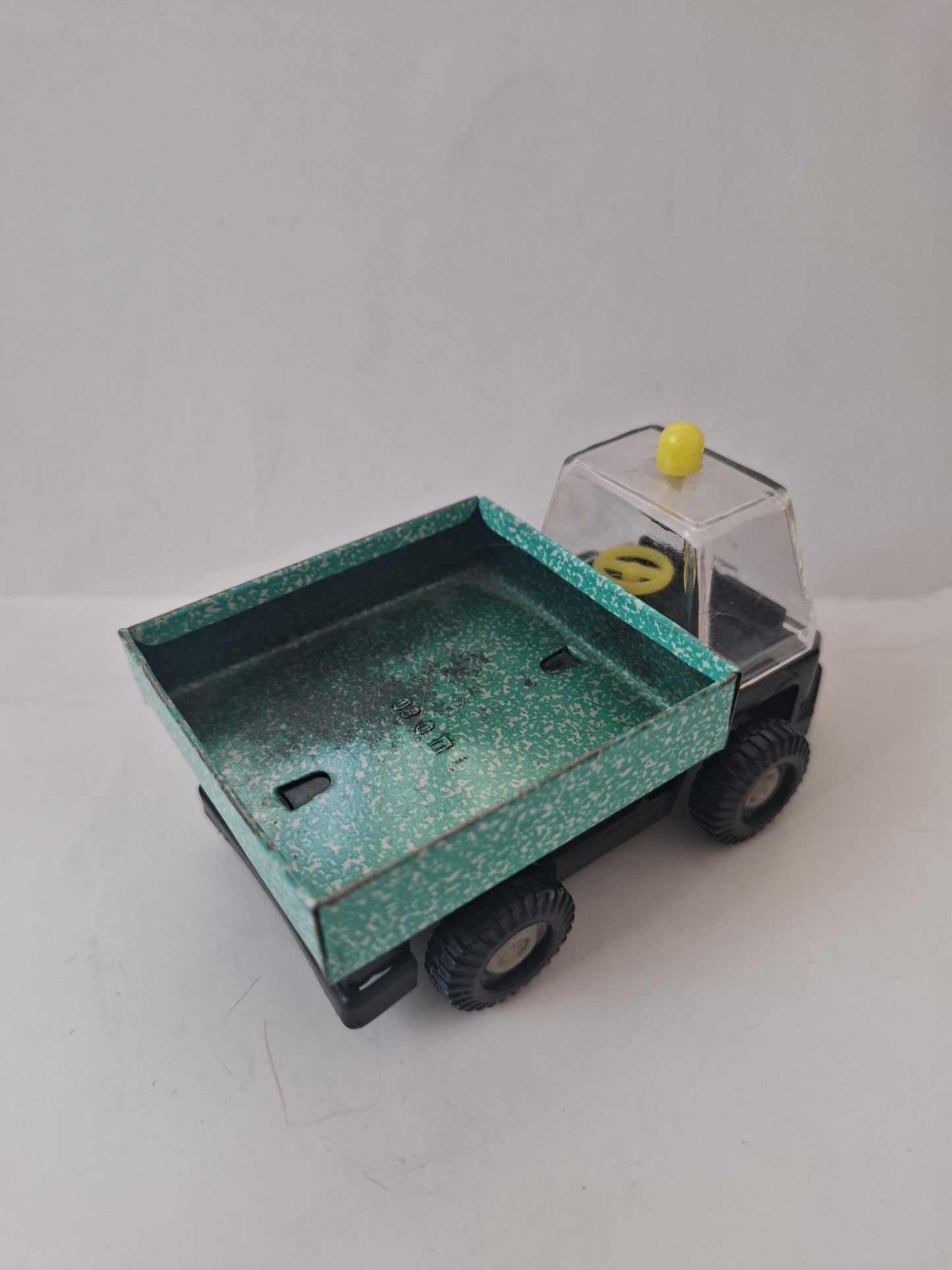 Vintage Soviet Toy Dump Truck  USSR Metal & Plastic Miniature  Rare Collectible