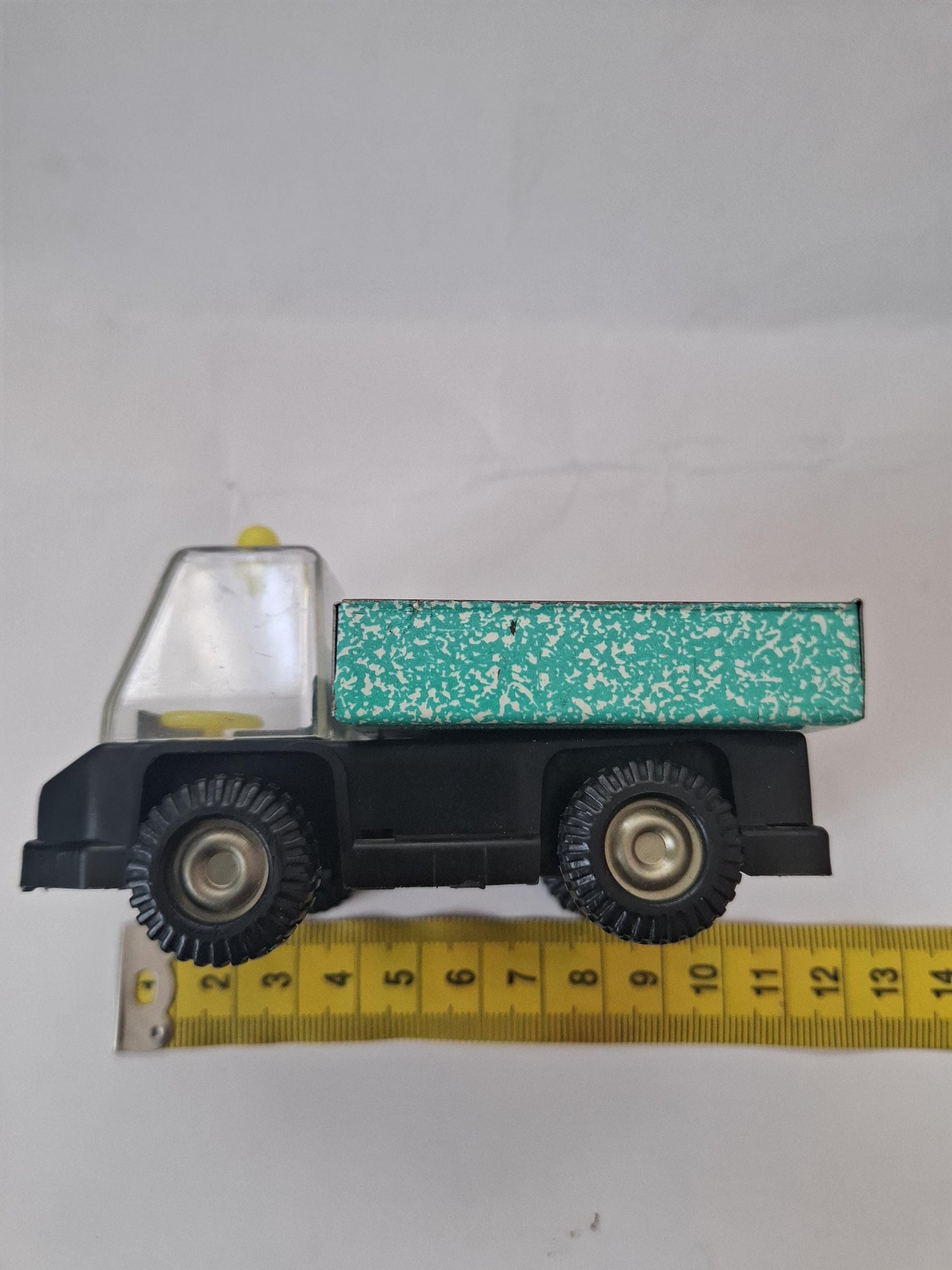 Vintage Soviet Toy Dump Truck  USSR Metal & Plastic Miniature  Rare Collectible