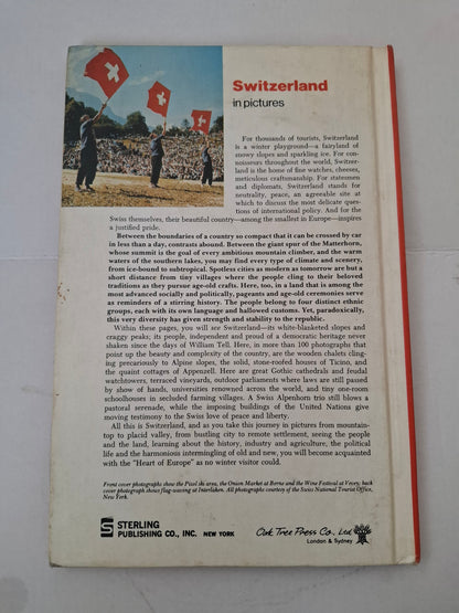Switzerland in Pictures – Visual Geography Series (1979, Sterling) Vintage Hardcover