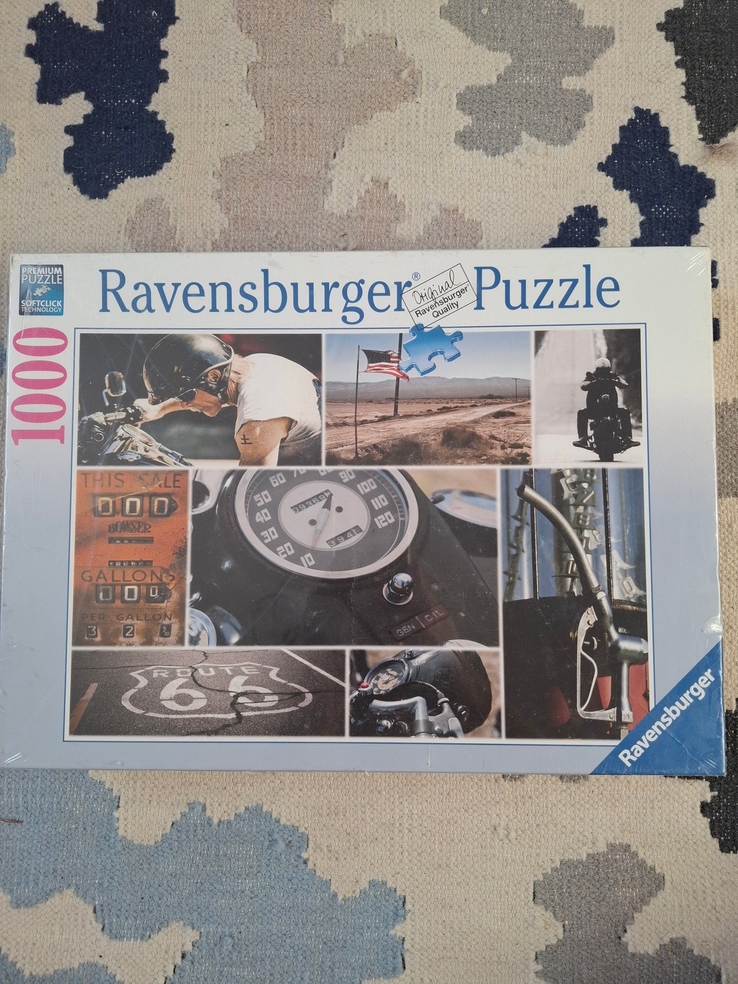 Ravensburger Puzzle 1000 pcs – Mosaic Route 66 (2012) – Sealed, Cartoon Styl