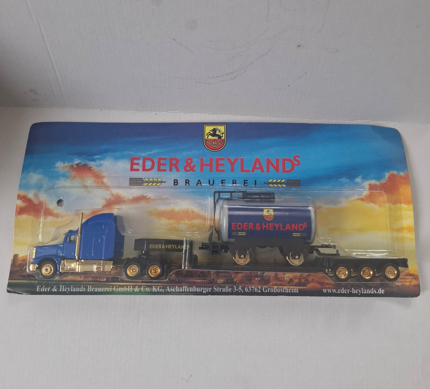 Eder & Heylands Brewery HO Scale Truck – Collector’s Advertising Model – Original Packaging