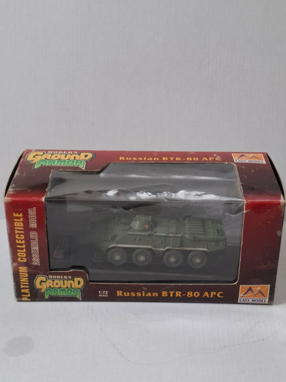Modern Ground Armor Russian BTR-80 APC Military Tank Model – 1:72 Scale – In Original Box