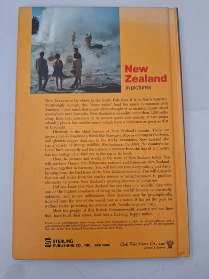New Zealand in Pictures – Visual Geography Series (1979, Sterling) Vintage Hardcover