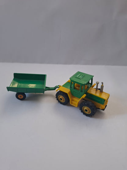 Vintage Matchbox Set – Mercedes MB 1600 Turbo Trac & Green Lesney No. 51 Trailer