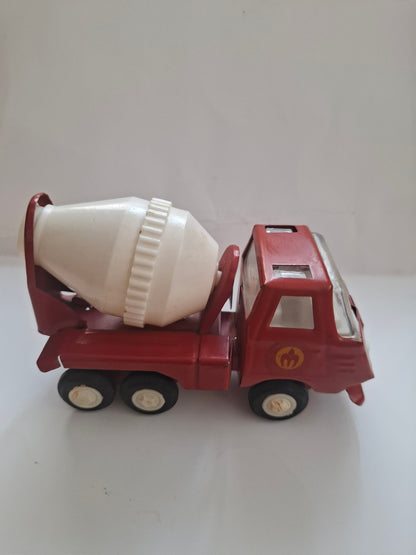 Collectible Vintage Tin Toy: Bulgarian Cement Truck from the 60s-70s - Tonka Truck Vibes
