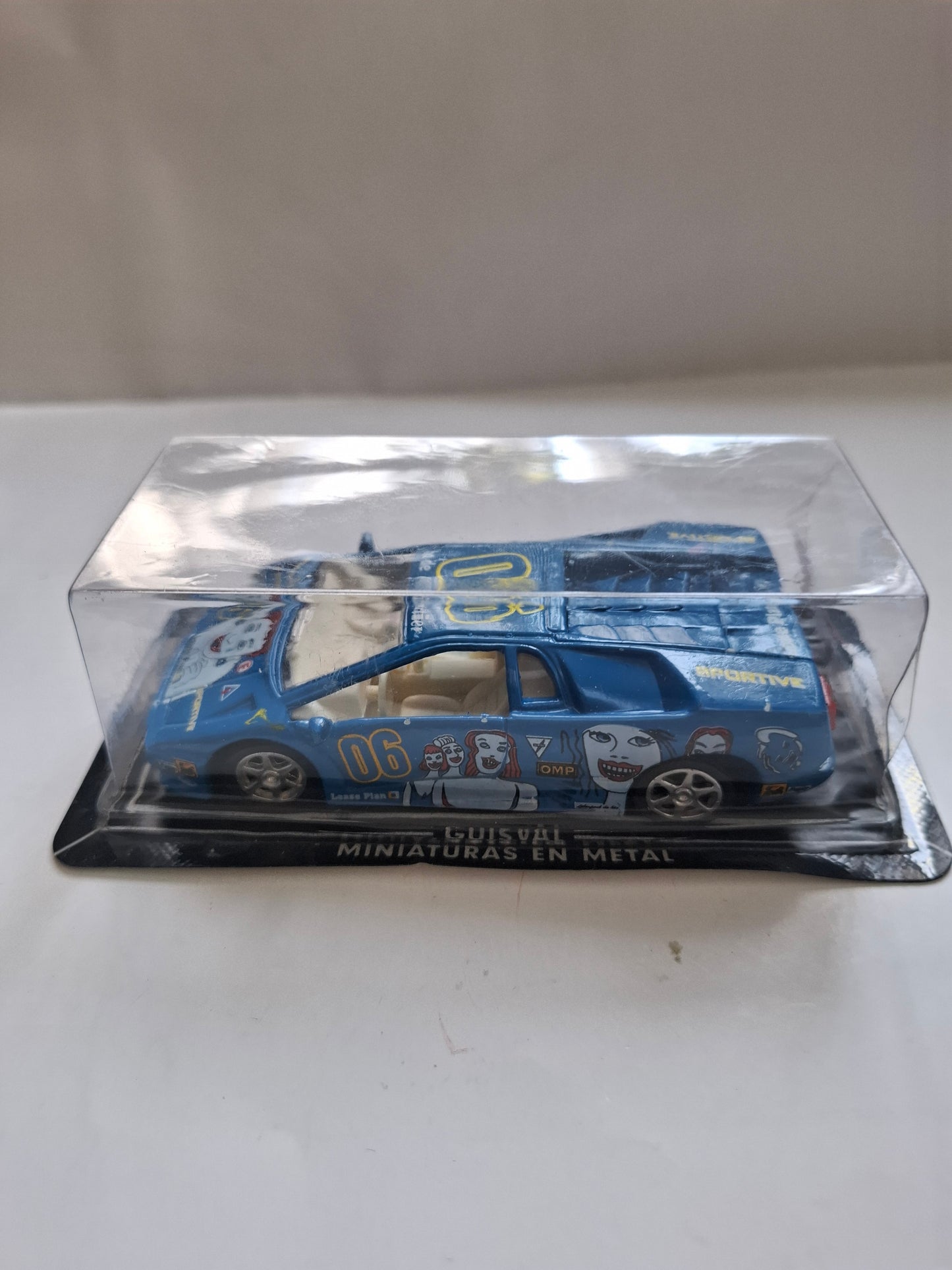 Vintage Guisval Lamborghini Diablo – 1:43 Blue Diecast Model (Sealed Blister)